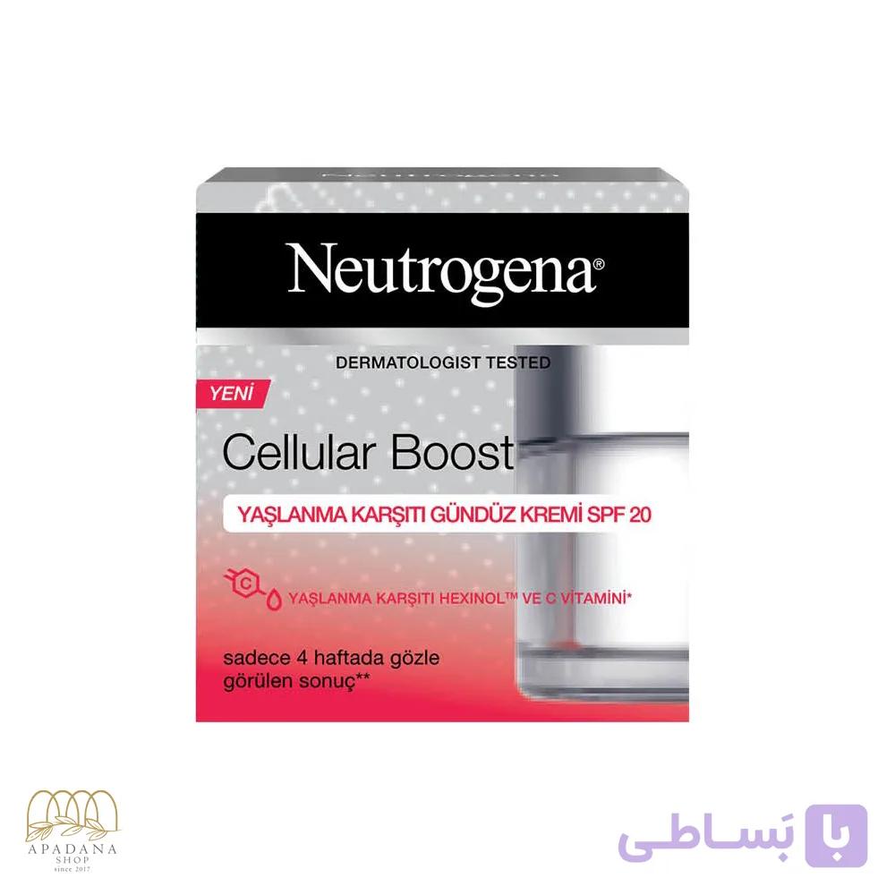کرم ضد چروک و نوسازی روز نوتروژینا مدل Cellular Boost حجم 50 میل — تصویر 1