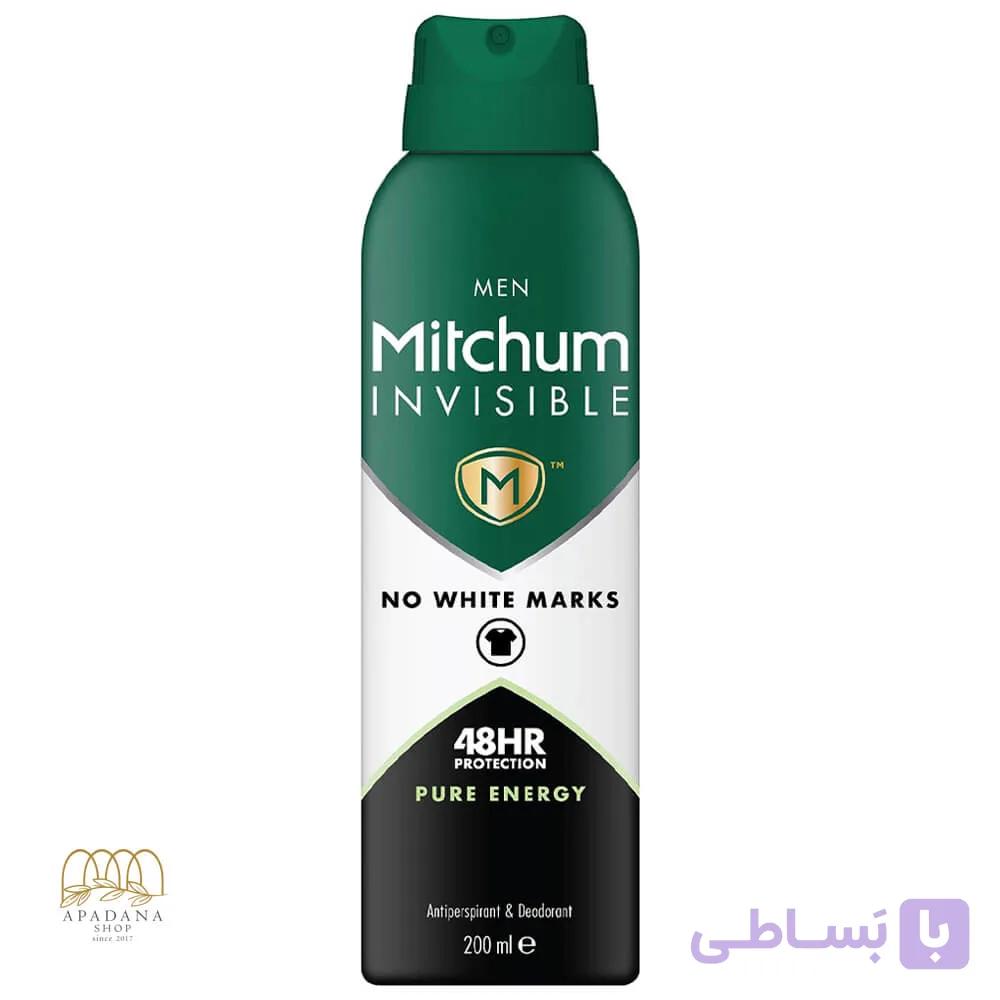 اسپری ضد تعریق مردانه میچام مدل Pure Energy حجم 200 میل — تصویر 1