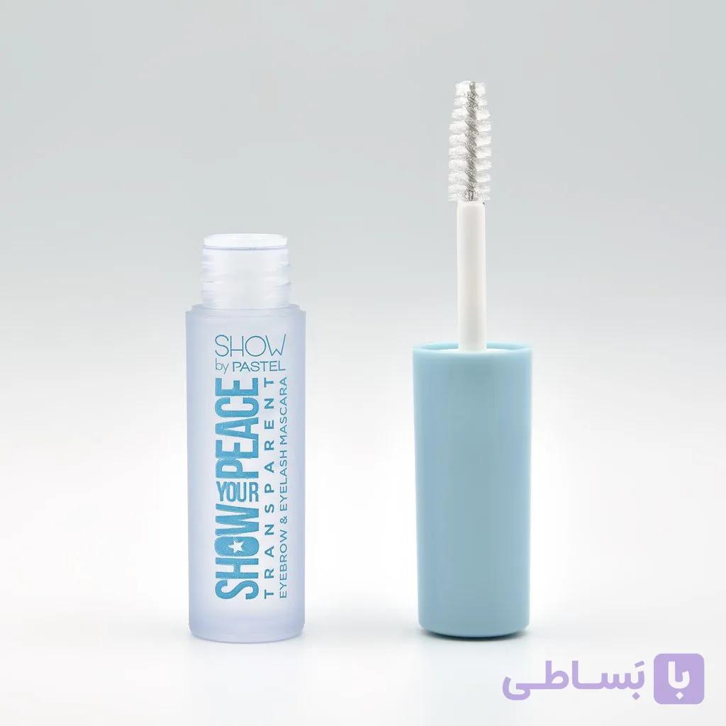 ژل حالت دهنده , تقویت کننده مژه و ابرو پاستل مدل Transparent — تصویر 1