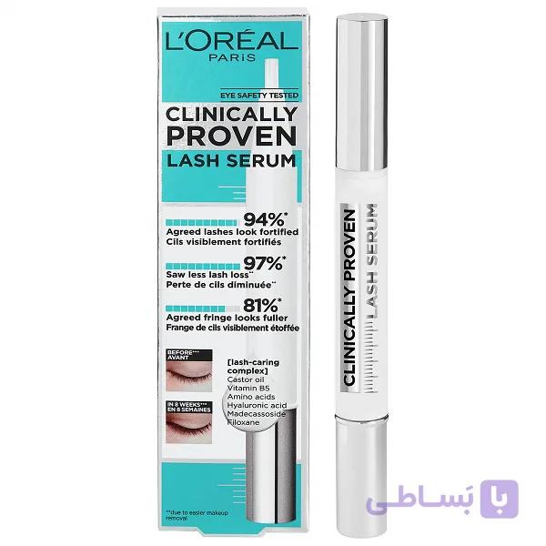 سرم تقویت کننده مژه لورال مدل Clinically Proven — تصویر 1