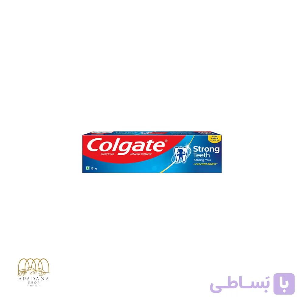 خمیر دندان مسافرتی کلگیت حاوی فلوراید و کلسیم با طعم نعناع 16 گرم — تصویر 1