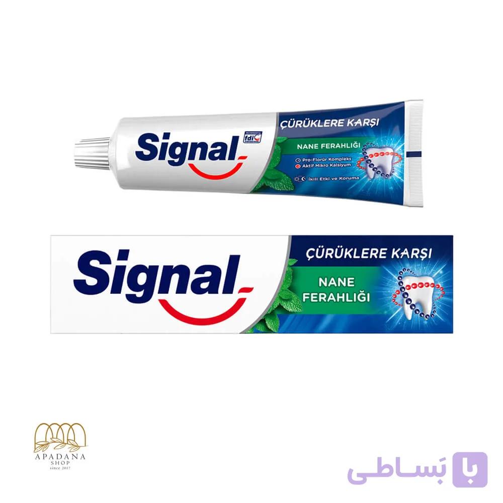خمیر دندان سیگنال مدل Nane Ferahligi حجم ۱۰۰ میل