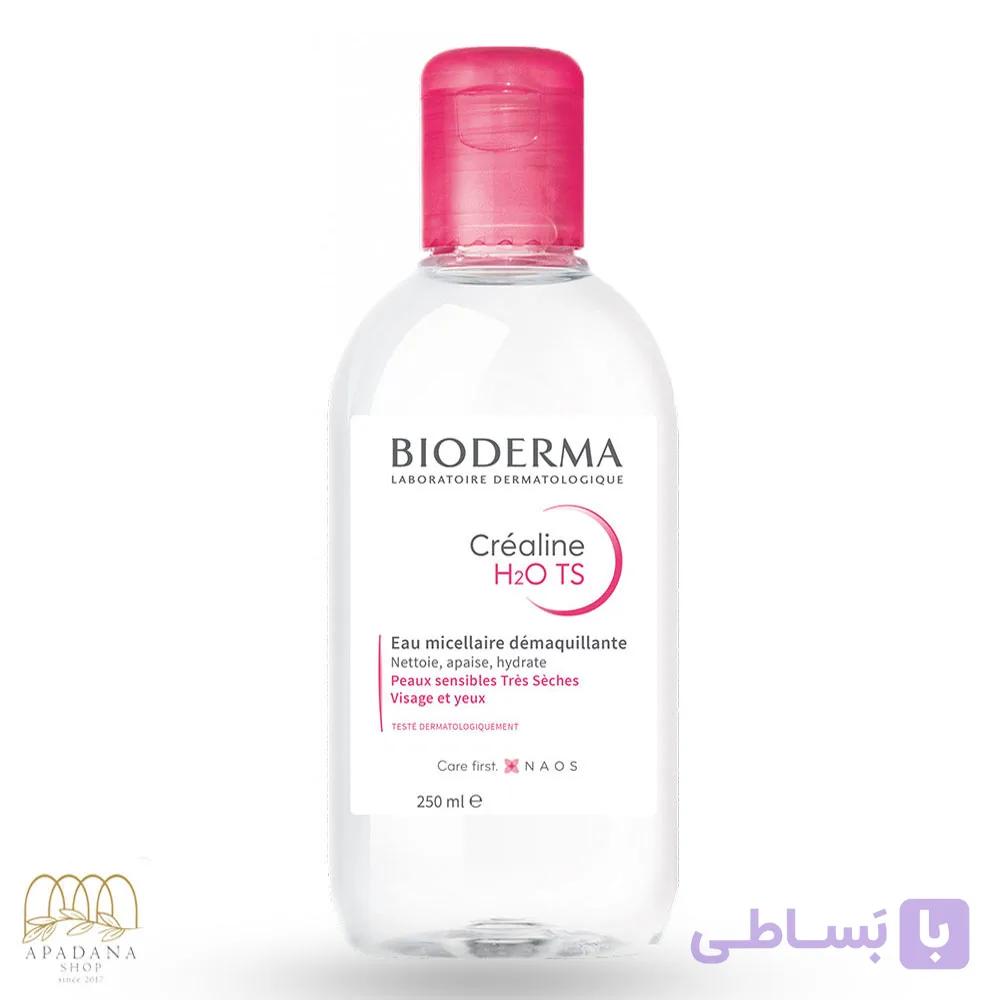 میسلار واتر پاک کننده آرایش صورت و چشم بایودرما مدل Sensibio H2O (Crealine) حجم 500 میل — تصویر 1