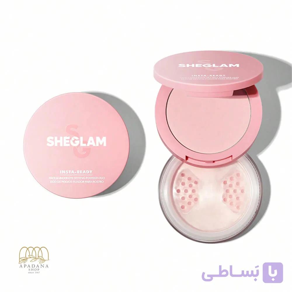 پودر فیکس دو منظوره شیگلم مدل صورتی Bubblegum — تصویر 1