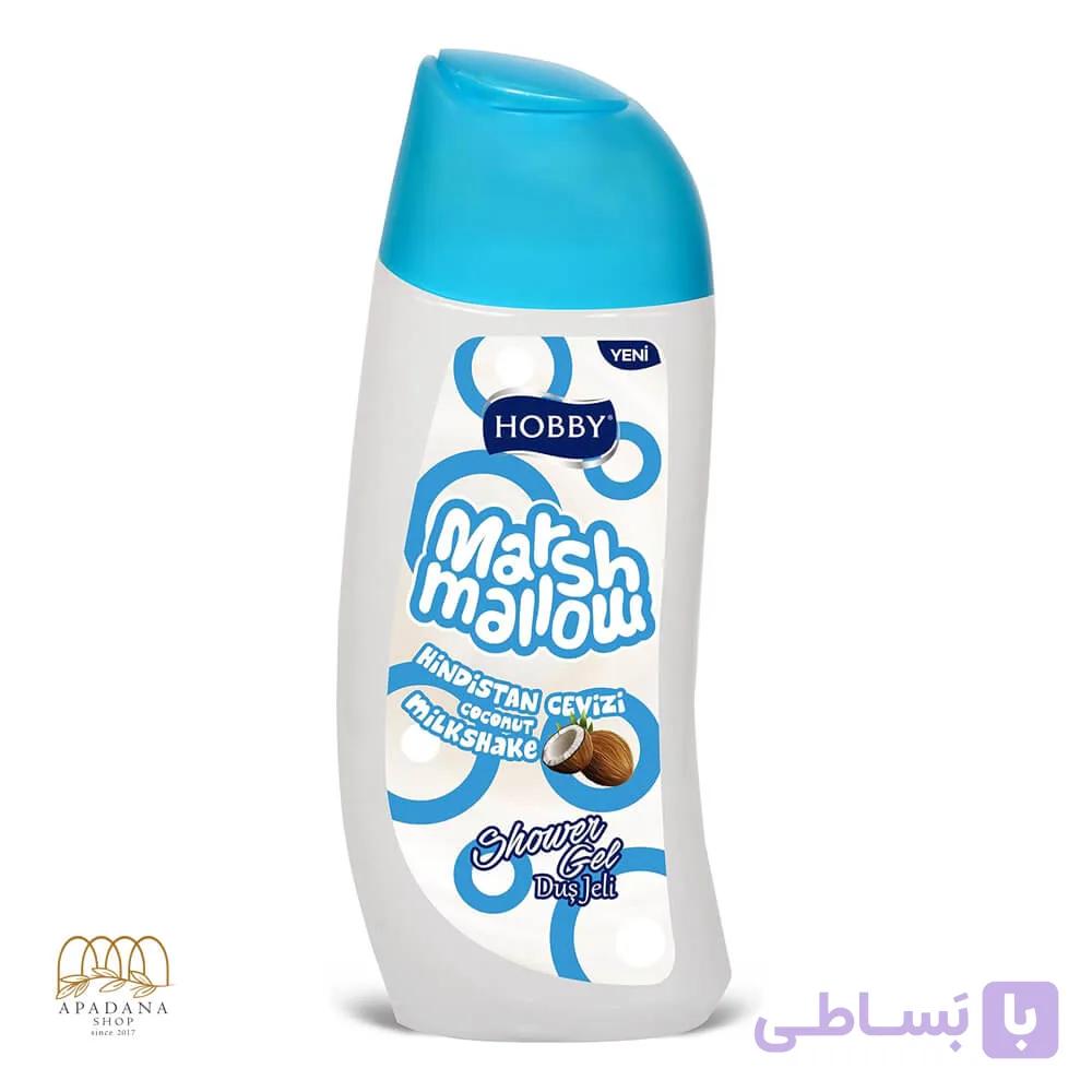 شامپو بدن هوبی مدل Marshmallow Coconut حجم 500 میل