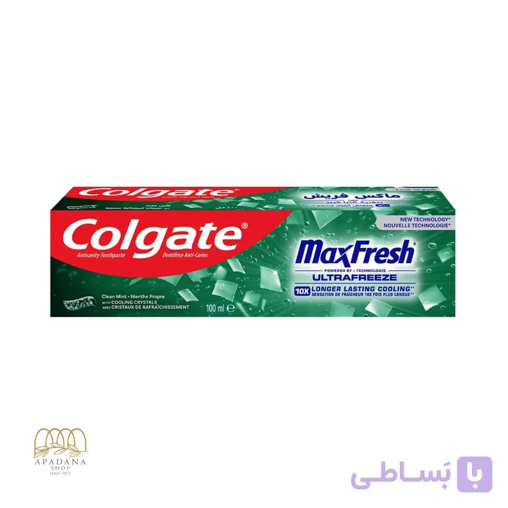 خمیر دندان خنک کننده کلگیت مدل Max Fresh حجم 100 میل — تصویر 1