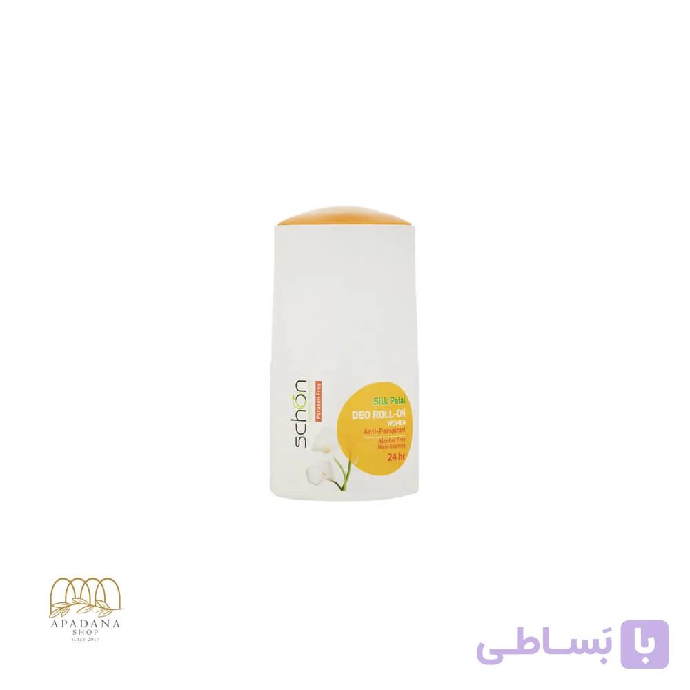 مام رول ضد تعریق زنانه 24 ساعته شون مدل Silk Petal حجم 60 میل — تصویر 1