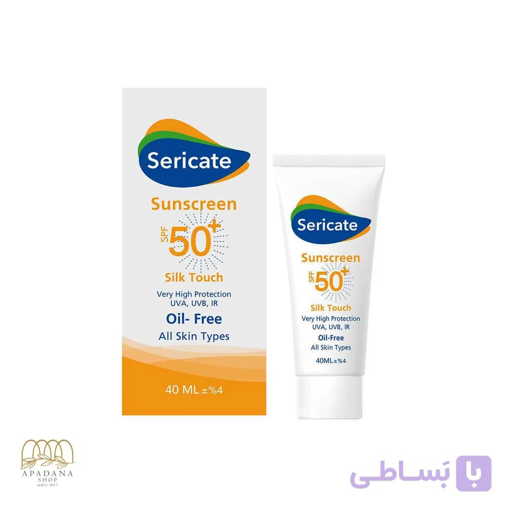 کرم ضد آفتاب سیلک تاچ SPF50 سری کیت حجم 40 میل — تصویر 1
