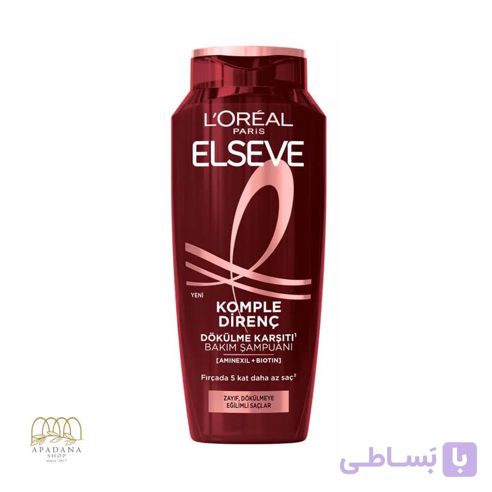 شامپو لورال سری ELSEVE مدل Komple Direnç ضد ریزش مو 300 میل — تصویر 1