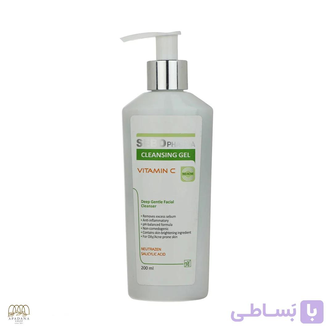 ژل شستشوی پوست چرب سبوفارما حجم ۲۰۰ میل