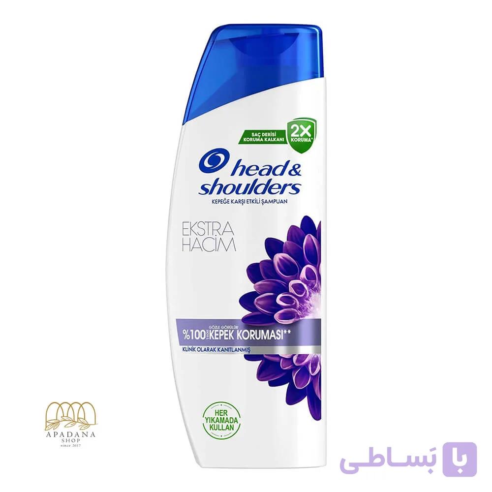 شامپو ضد شوره و حجم دهنده هد اند شولدرز مدل Ekstra Hacim حجم 350 میل — تصویر 1
