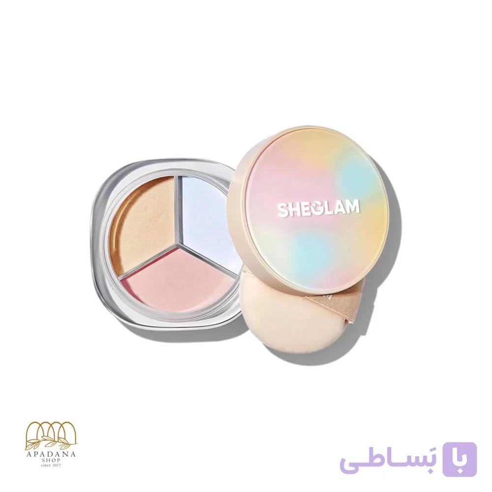پودر فیکس سه رنگ شیگلم — تصویر 1