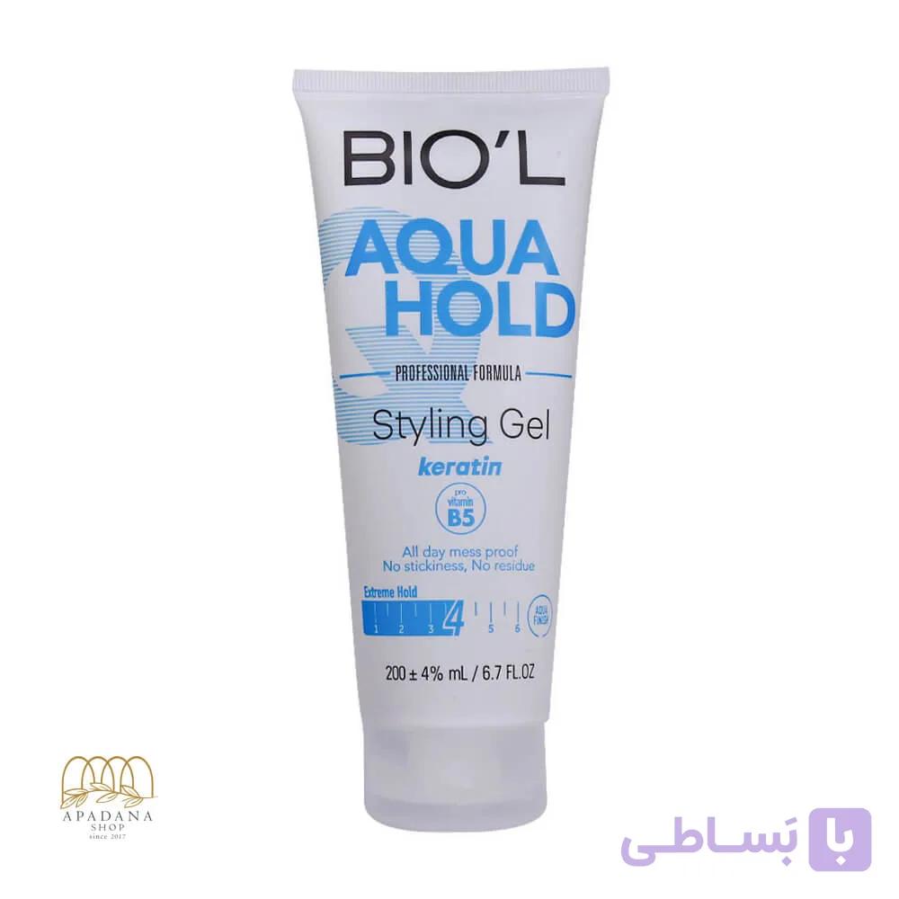 ژل حالت دهنده مو بیول مدل AQUA Hold حجم 200 میلی لیتر — تصویر 1