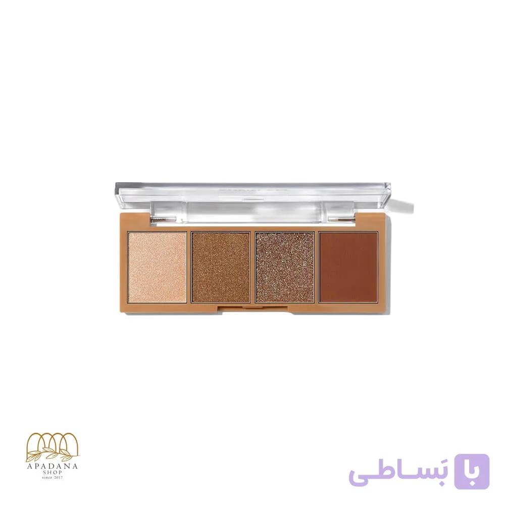 پالت سایه چشم چهار عددی شیگلم مدل Essential Square رنگ Veil — تصویر 1