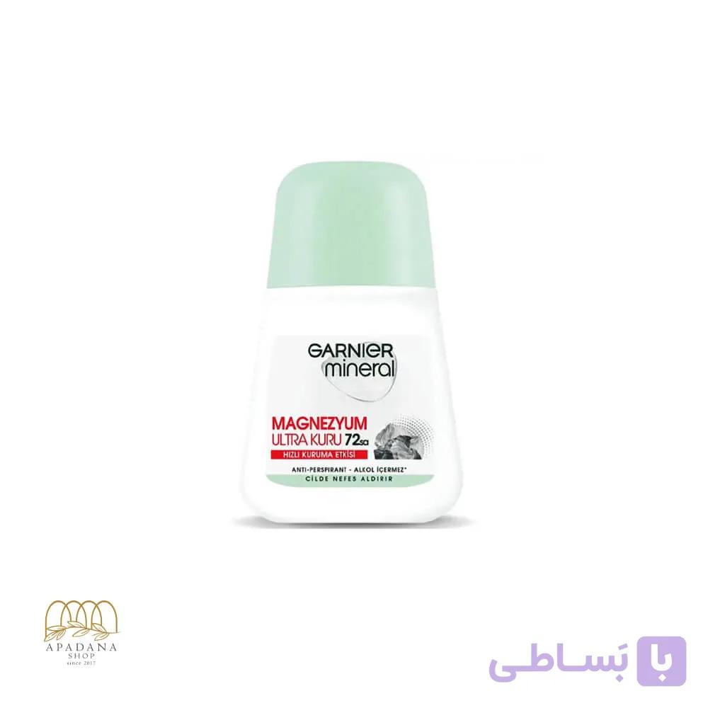 مام رول ضد تعریق زنانه گارنیه مدل Magnezyum حجم 50ml — تصویر 1