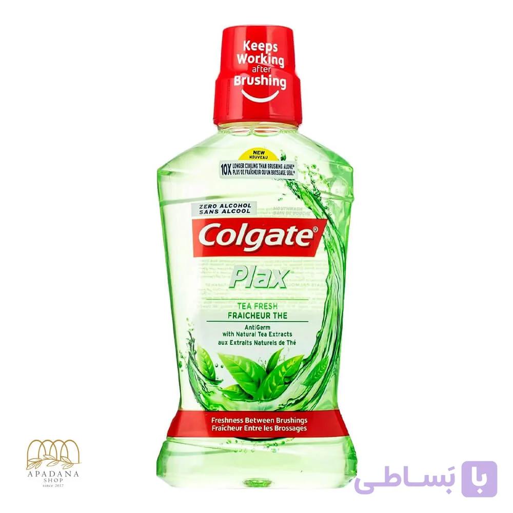 دهان شویه کلگیت مدل Plax Tea Fresh حجم 500 میل — تصویر 1