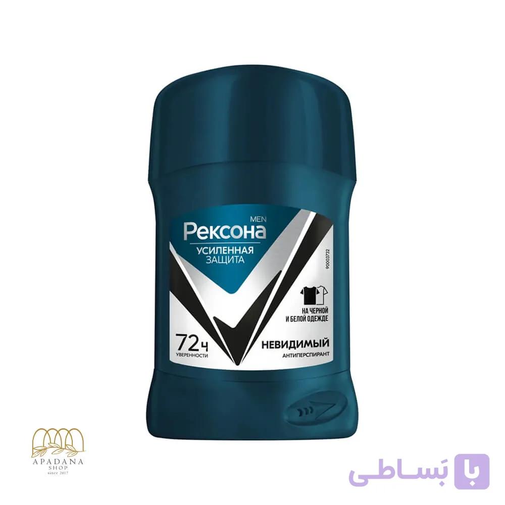 استیک ضد تعریق مردانه رکسونا روسی مدل Invisible حجم 50 گرم — تصویر 1
