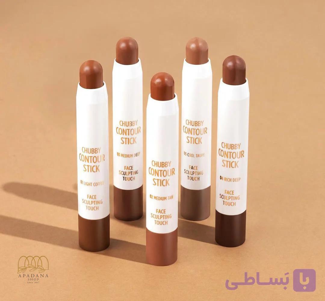 کانتور استیکی گلدن رز مدل Chubby حجم 3.8 گرم