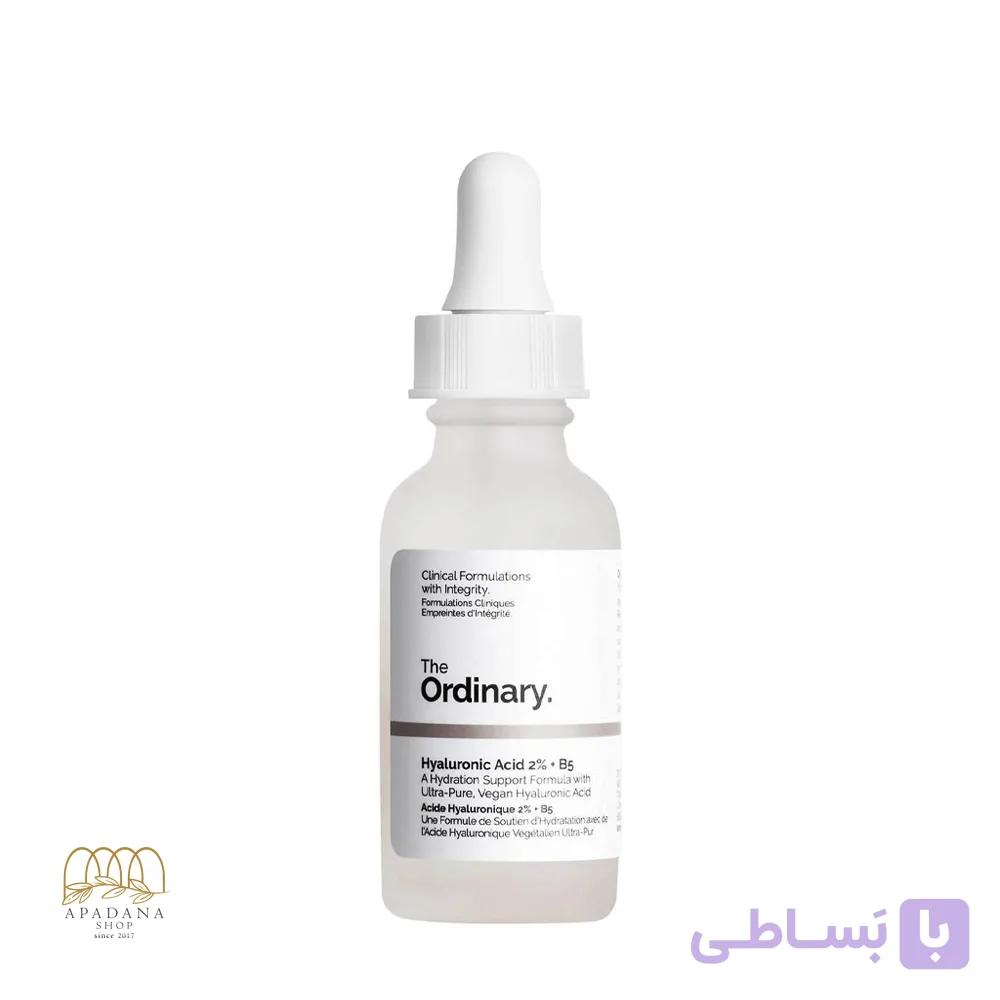 سرم آبرسان هیالورونیک اسید 2% و ویتامین B5 اوردینری مدل Hyaluronic Acid 2% + B5 حجم 30 میل — تصویر 1