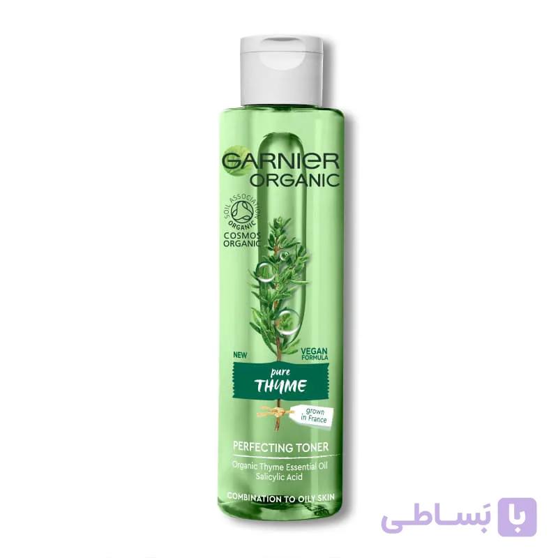 تونر ارگانیک آویشن فرانسوی گارنیه مخصوص پوست چرب و مختلط 150 میل — تصویر 1