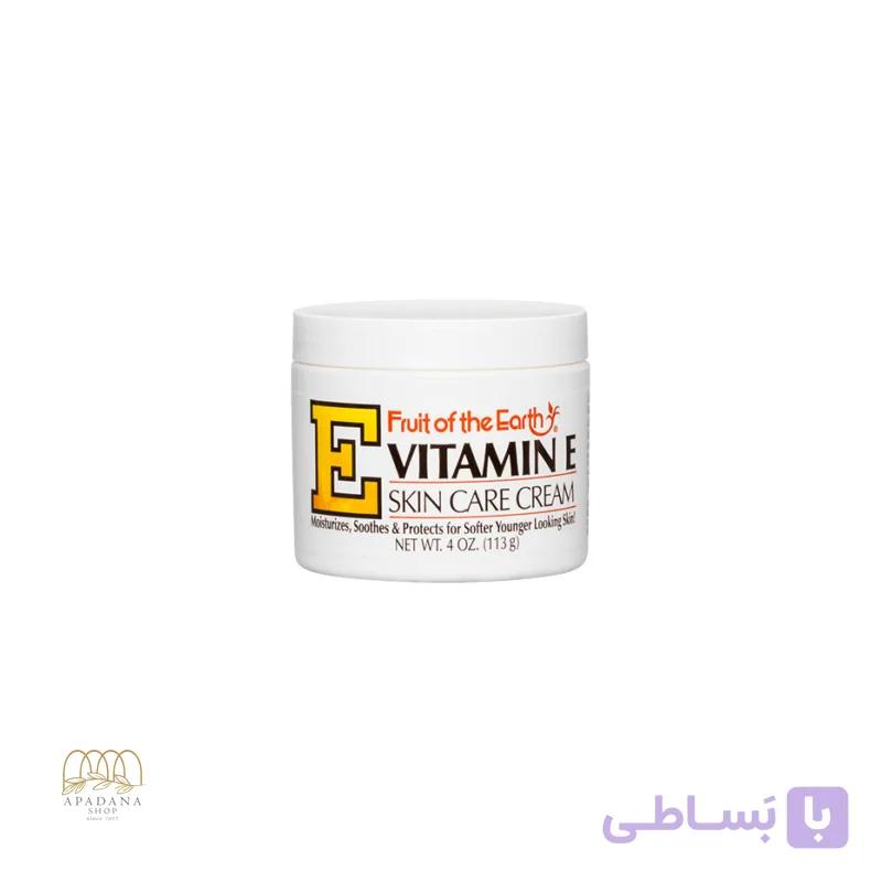 کرم مرطوب کننده ویتامین ای E فروت اف ارث Fruit of The Earth Vitamin E وزن 113 گرم — تصویر 1