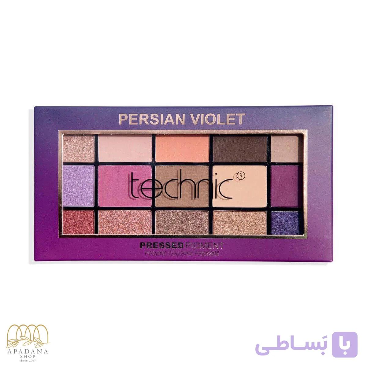 پالت سایه چشم 16 رنگ تکنیک مدل Persian Violet — تصویر 1