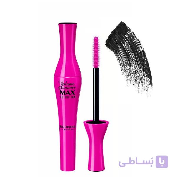 ریمل مکس صورتی حجم دهنده و بلند کننده بورژوآ مدل Volume Glamour Max Definition