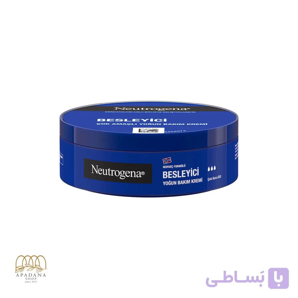 کرم تغذیه کننده و مرطوب کننده نوتروژینا مناسب پوست خشک و خیلی خشک ۲۰۰ میل — تصویر 1
