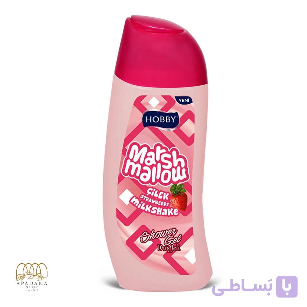 شامپو بدن هوبی مدل Marshmallow Strawberry حجم 500 میل