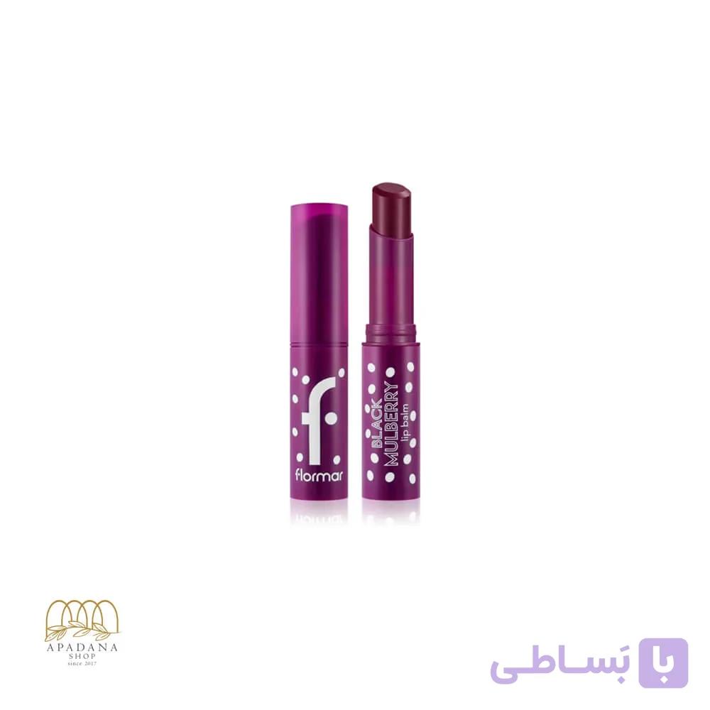 بالم لب تمشک فلورمار مدل Black Mulberry حجم 3 گرم — تصویر 1