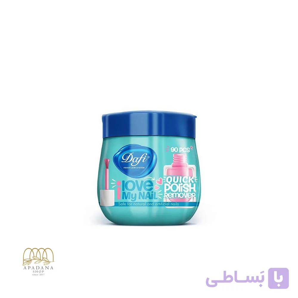 لاک پاک کن دافی تعداد 90 برگ — تصویر 1