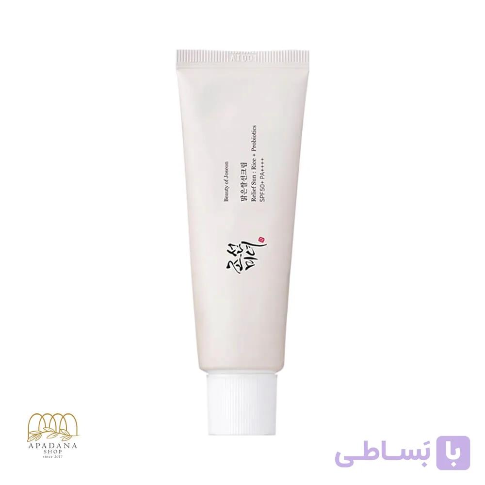 کرم ضد افتاب بیوتی آف جوسان مدل Rice & Probiotic حجم 50 میل — تصویر 1