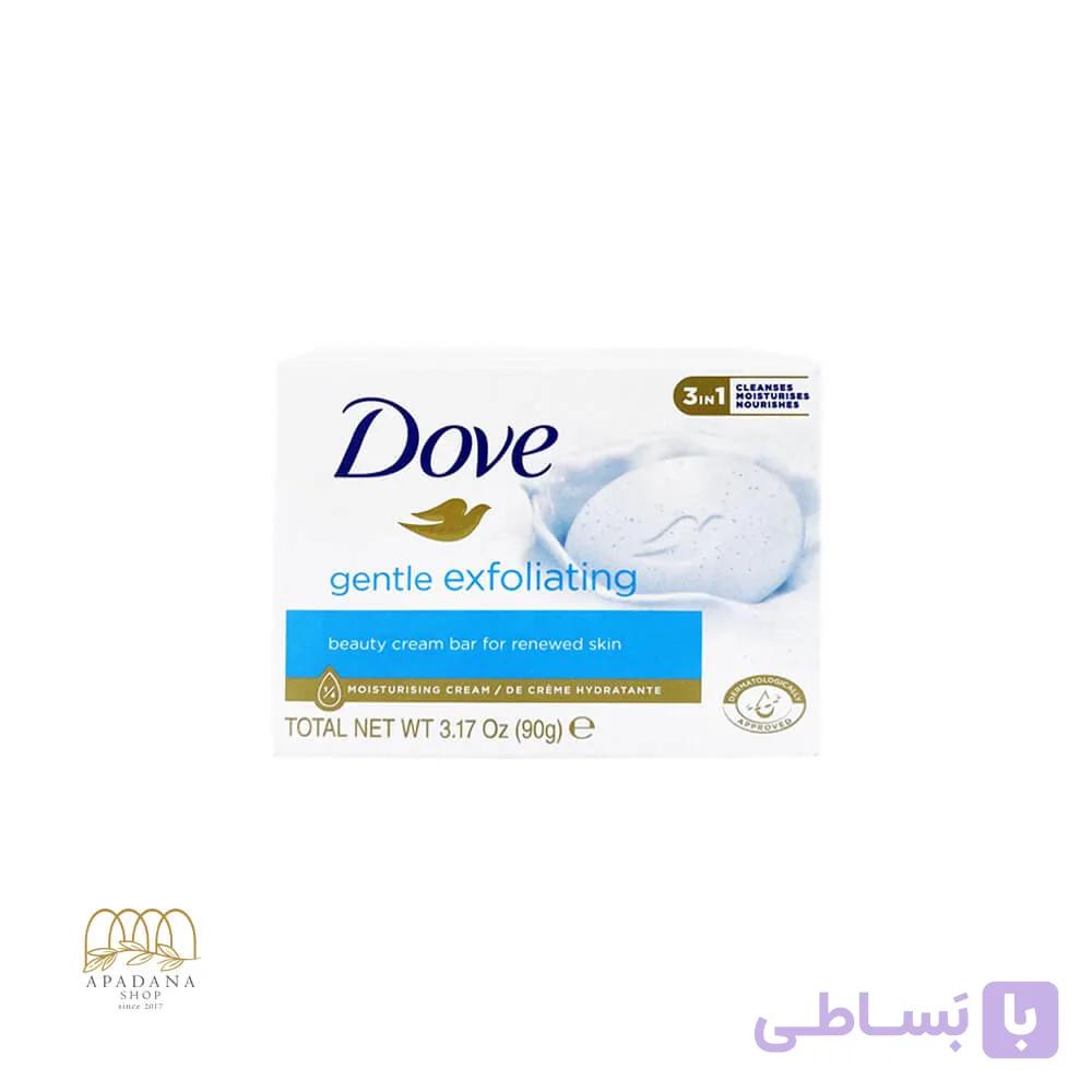صابون لایه بردار ملایم داو وزن 90 گرم — تصویر 1