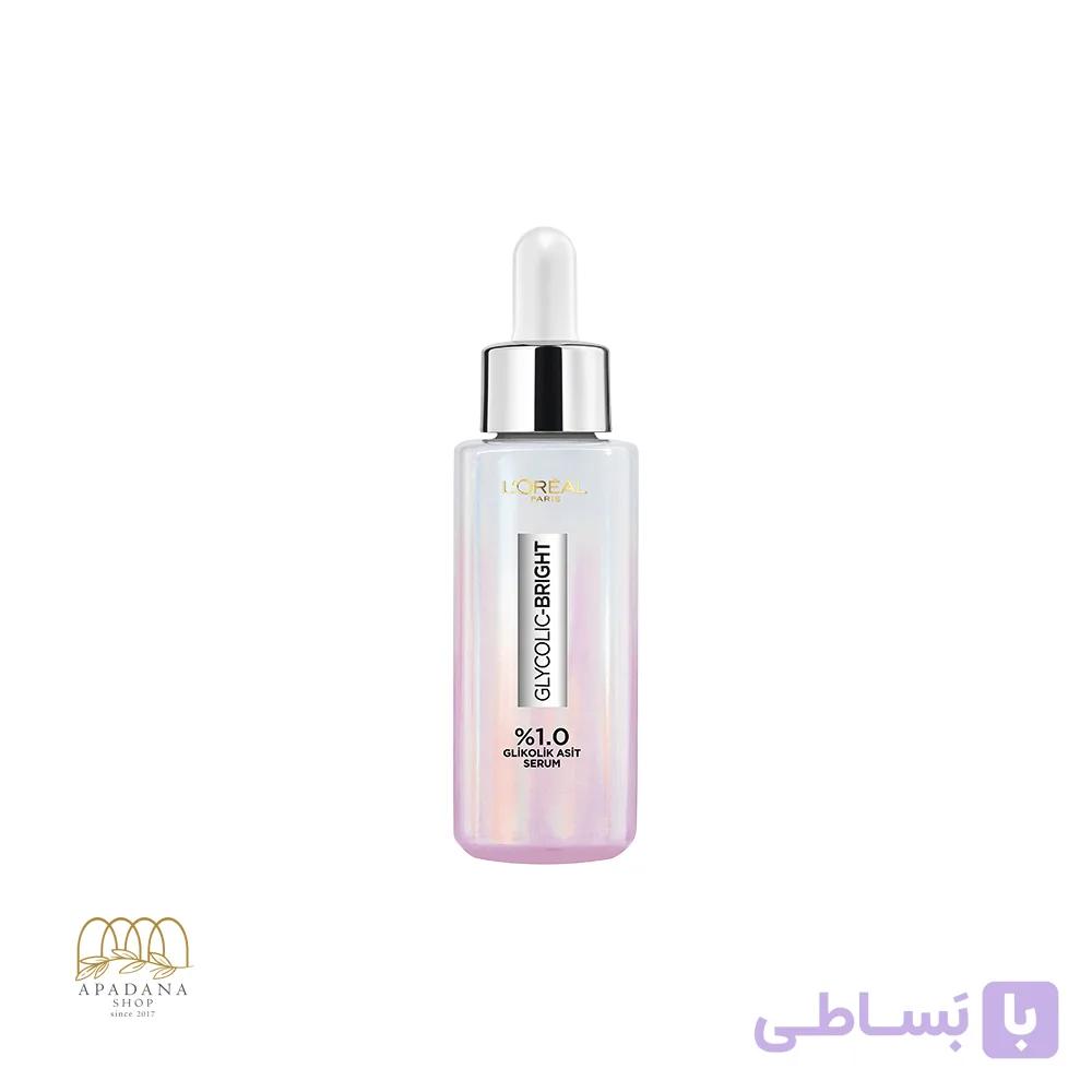 سرم ضد لک و روشن کننده Glycolic Bright لورال حجم 30ml — تصویر 1