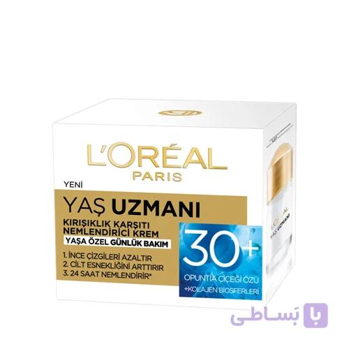 کرم ضد چروک +30 سال جدید لورال حجم 50 میل — تصویر 1