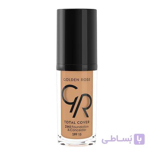 کرم پودر و کانسیلر توتال کاور گلدن رز رنگ 17 Golden Beige — تصویر 1