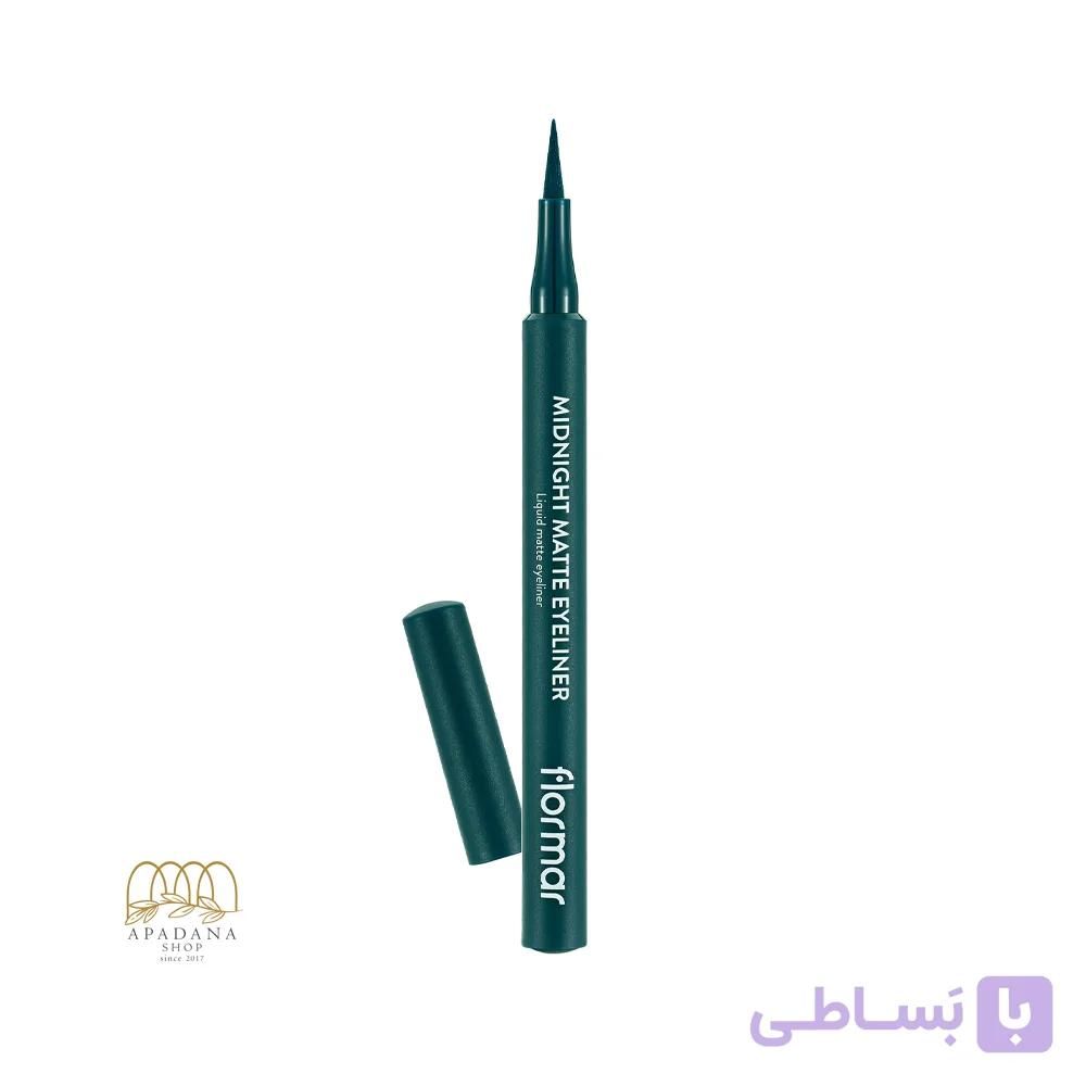 خط چشم ماژیکی Midnight فلورمار شماره 04 رنگ Green — تصویر 1
