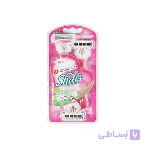 خودتراش زنانه دورکو مدل Shai 4 بسته 3 عددی