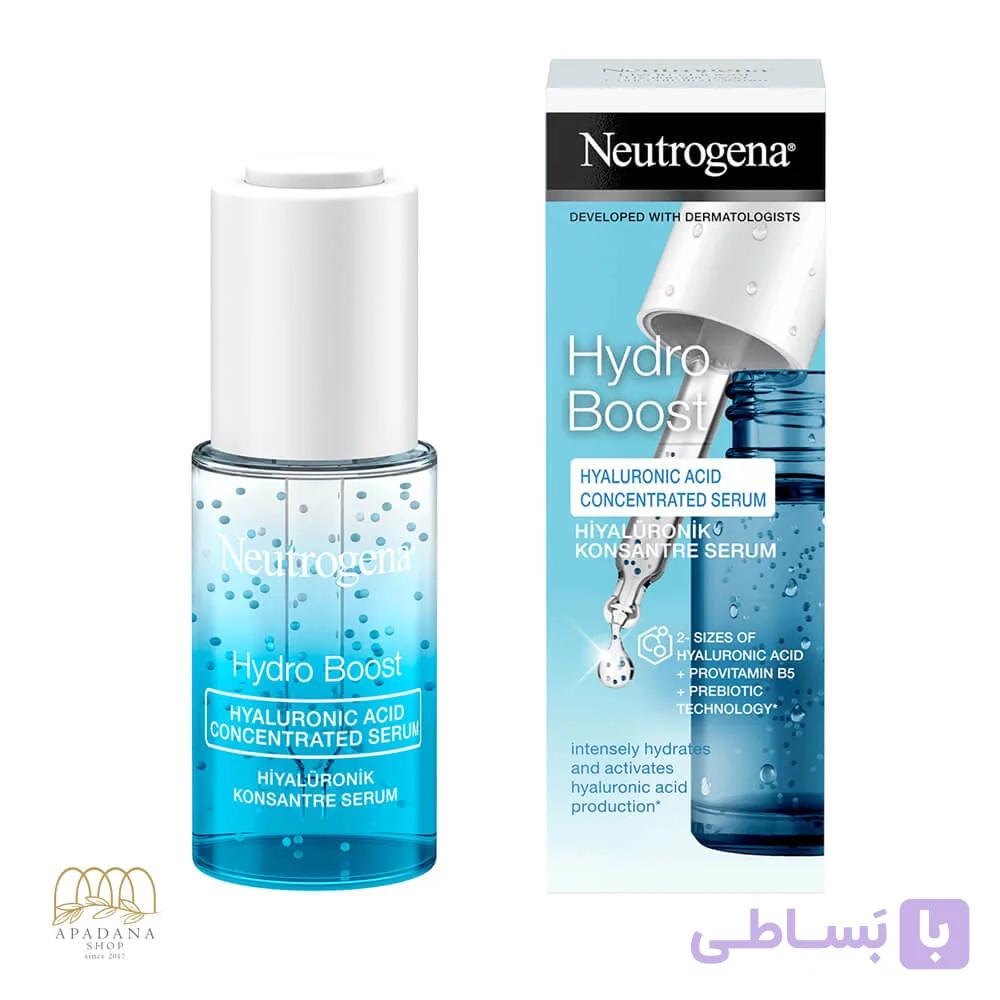 سرم کنسانتره آبرسان نوتروژینا مدل Hydra Boost حجم 15 میل — تصویر 1