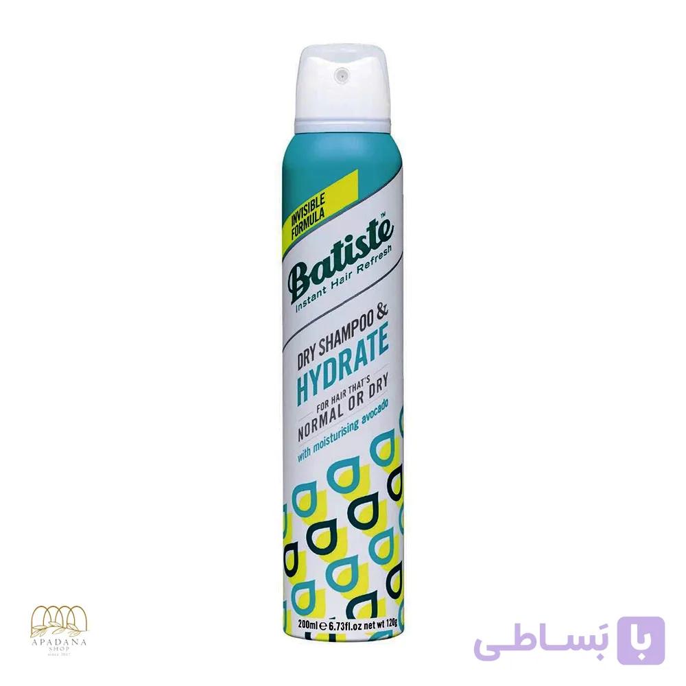 شامپو خشک باتیست مدل آبرسان Hydrate حجم 200 میل — تصویر 1