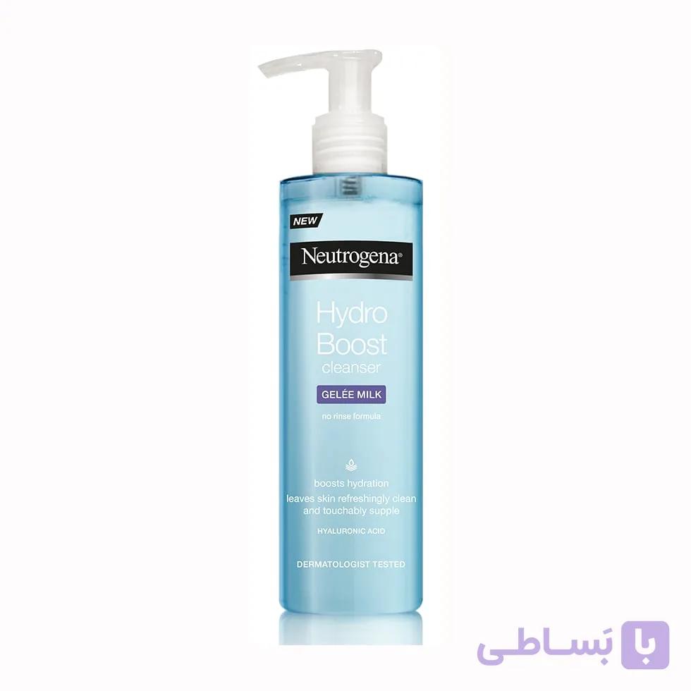 ژل شیر پاک کن آرایش صورت نوتروژینا مدل Hydro Boost حجم 200 میل