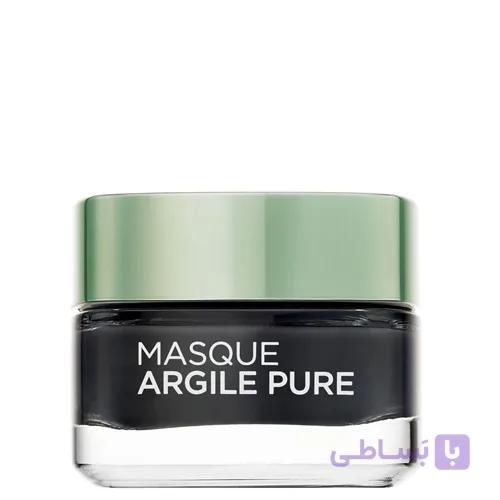 ماسک خاک رس سم زدا و روشن کننده پوست لورال مدل Pure Clay حجم 50 میل — تصویر 1