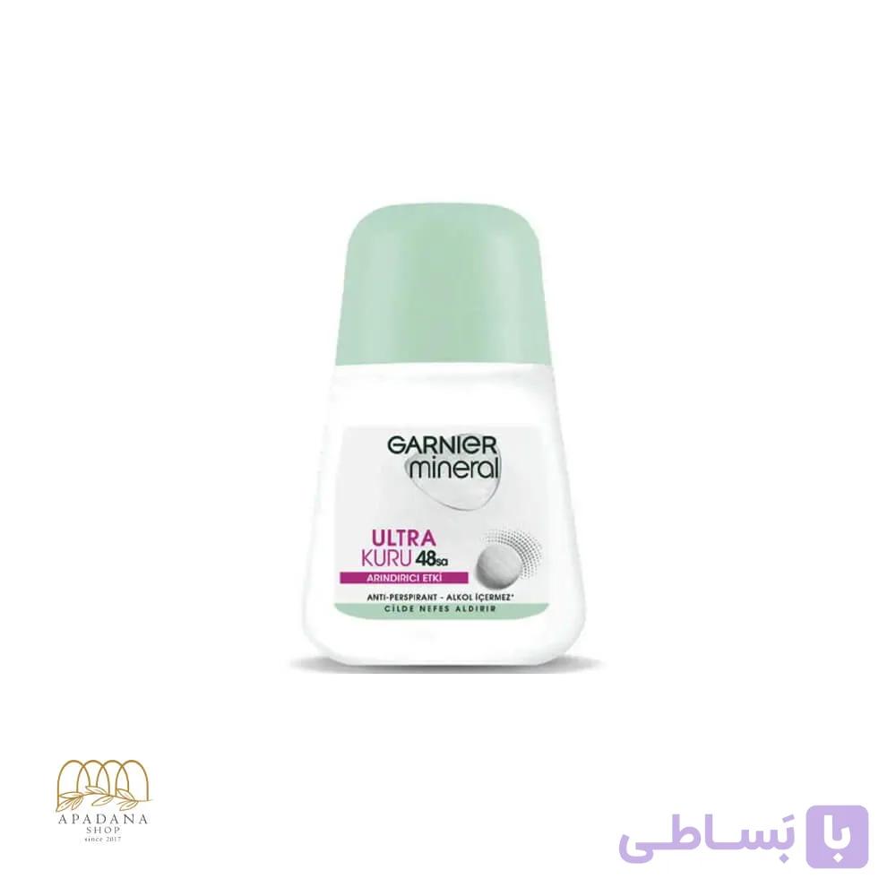 مام رول ضد تعریق زنانه گارنیه مدل Ultra Kuru حجم 50ml — تصویر 1