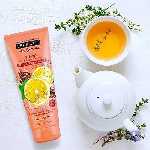 ماسک صورت ورقه ای چای شیرین و لیمو فریمن 175 میل