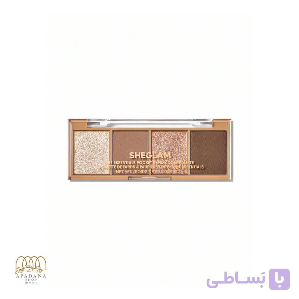 پالت سایه چشم چهار تایی شیگلم Pocket Eyeshadow مدل Confident — تصویر 1