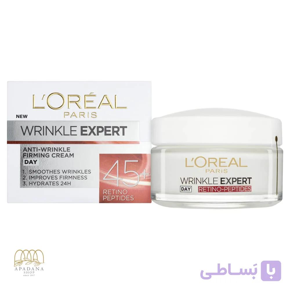 کرم روز تخصصی ضد چروک و آبرسان 24 ساعته لورال مدل +35 Wrinkle Expert