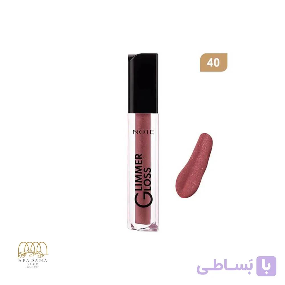 برق لب گلیمر 40 نوت حجم 3.5 میل — تصویر 1