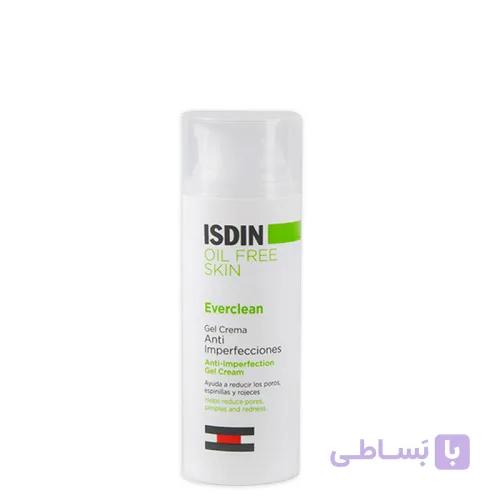 ژل کرم مرطوب کننده پوست چرب ایزدین مدل Everclean حجم 50 میل