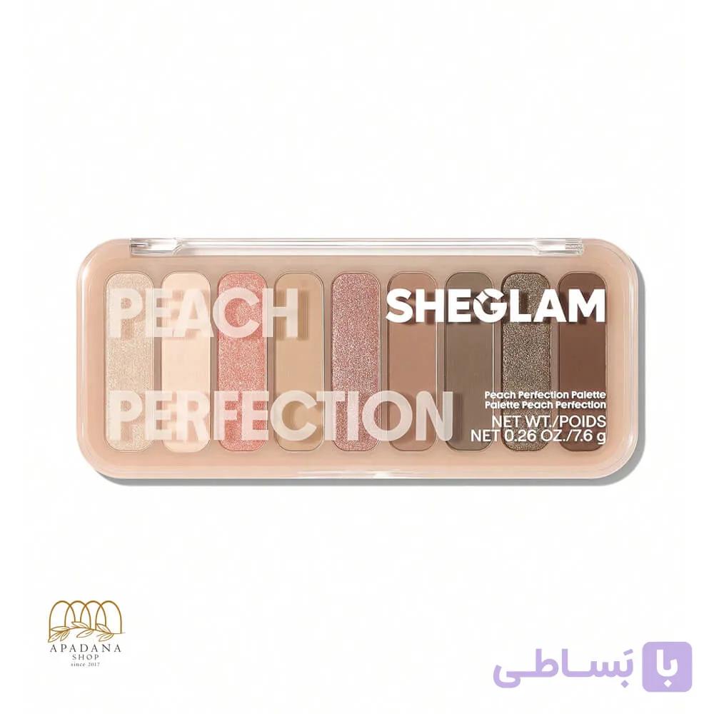 پالت سایه چشم ۹ رنگ شیگلم مدل Peach Perfection — تصویر 1