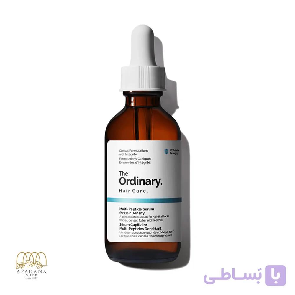 سرم مولتی پپتید پرپشت کننده و ضخیم کننده مو اوردینری حجم 60 میل — تصویر 1